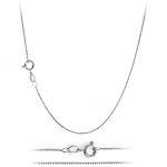 Sterling Silver Chain - Box 24" 1mm